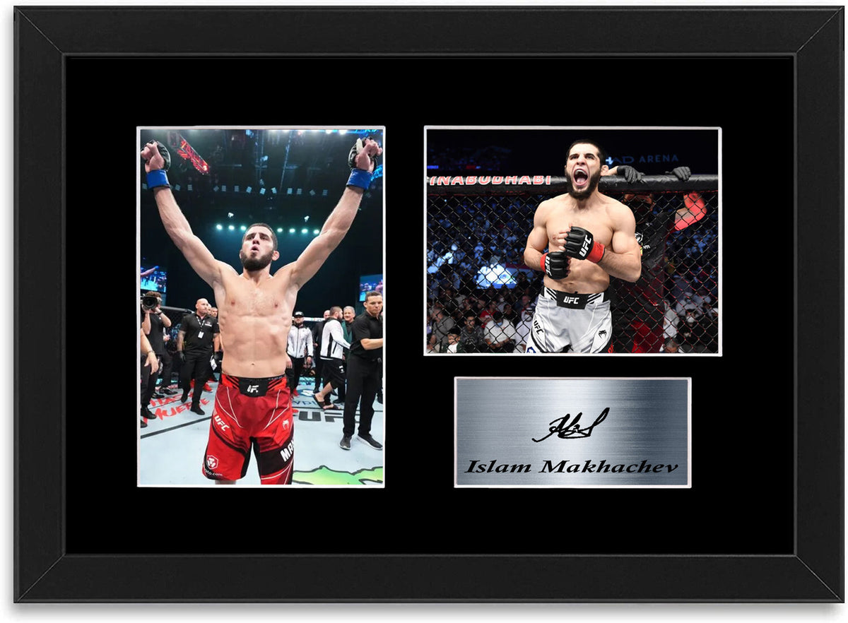 Islam Makhachev MMA UFC Champion Printed framed print by LJW Prints