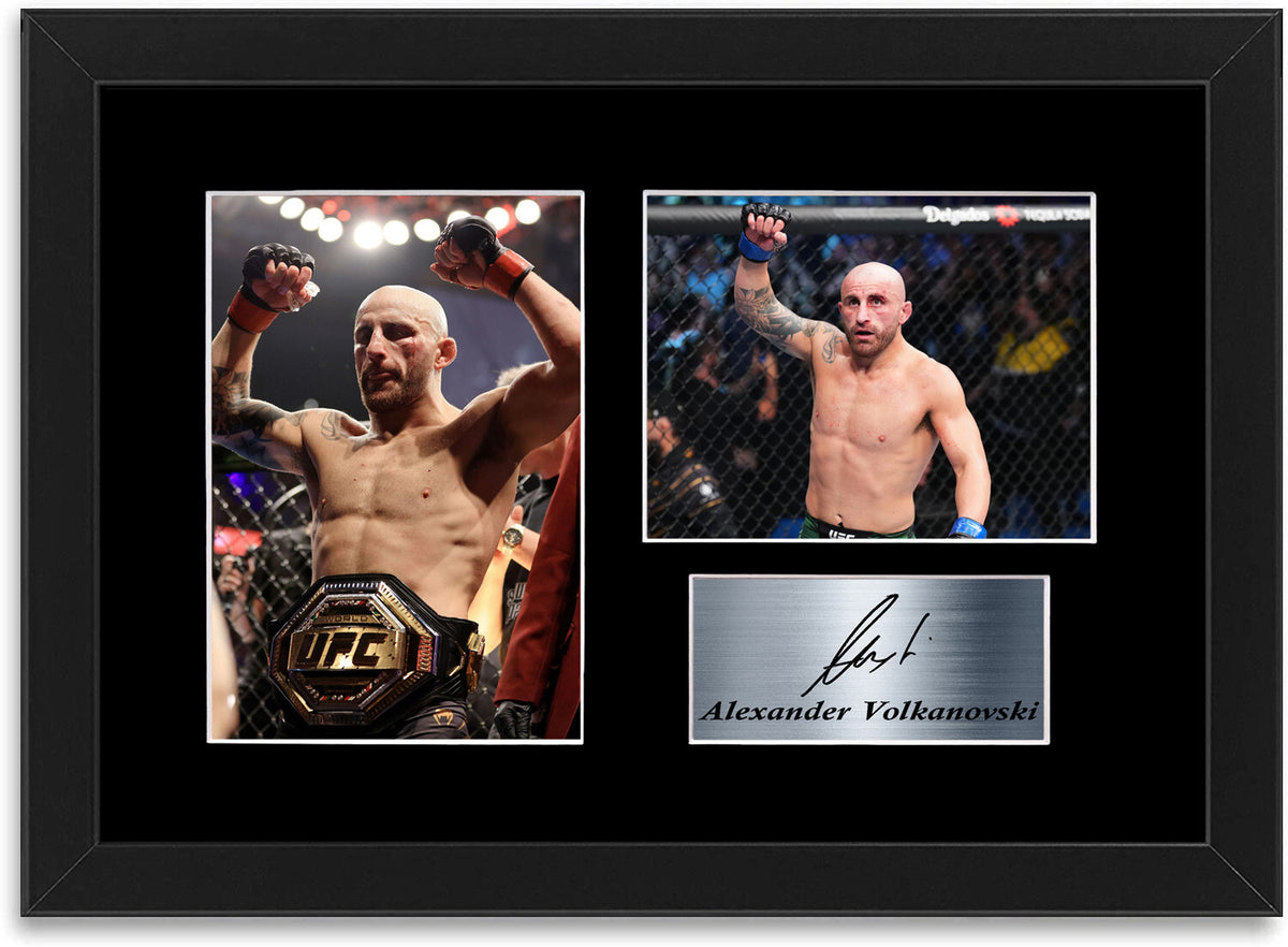 Alexander Volkanovski MMA UFC Champion framed print by LJW Prints