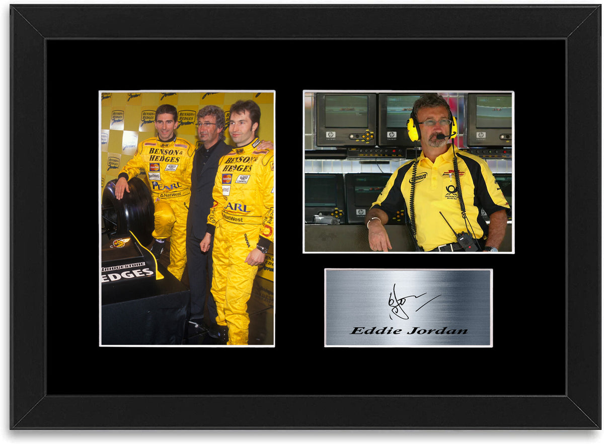Eddie Jordan F1 Team framed print by LJW Prints