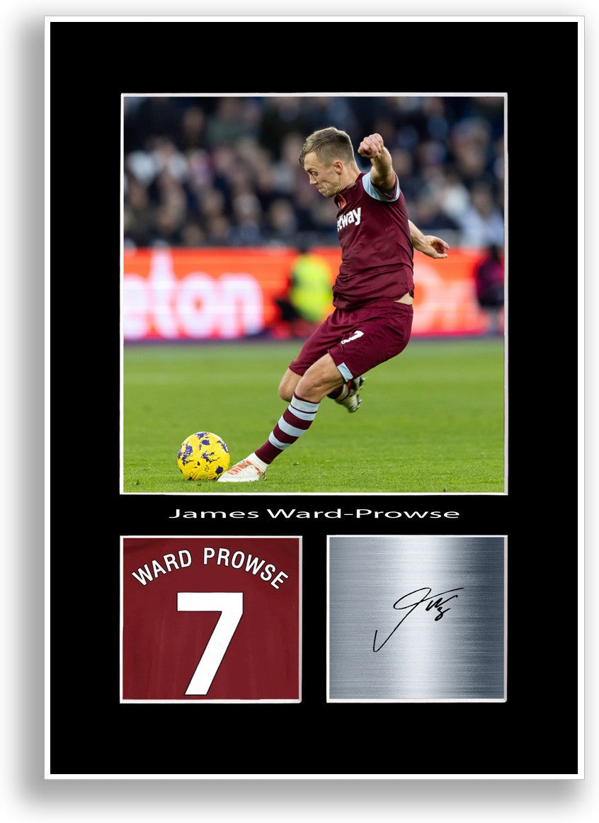 James Ward-Prowse Football Player Poster Signed Print Photo Wall Art Gift Idea