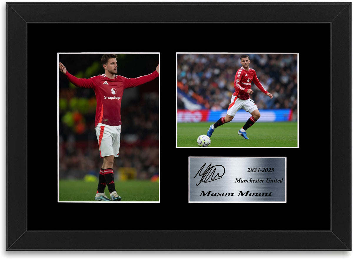 Mason Man United Player framed print by LJW Prints