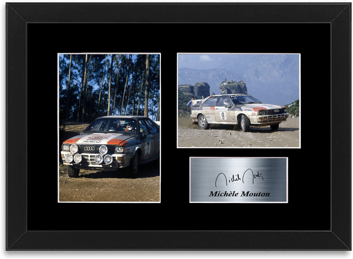Michele Mouton Group B World Rally Driver framed print by LJW Prints