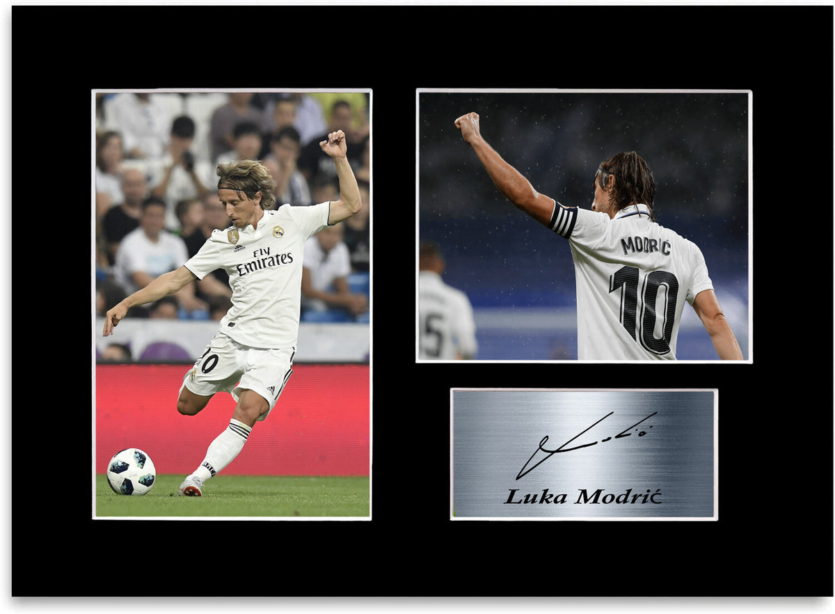 Luka Modric Real Madrid Football Player A4 Printed Signed Photo Display Poster