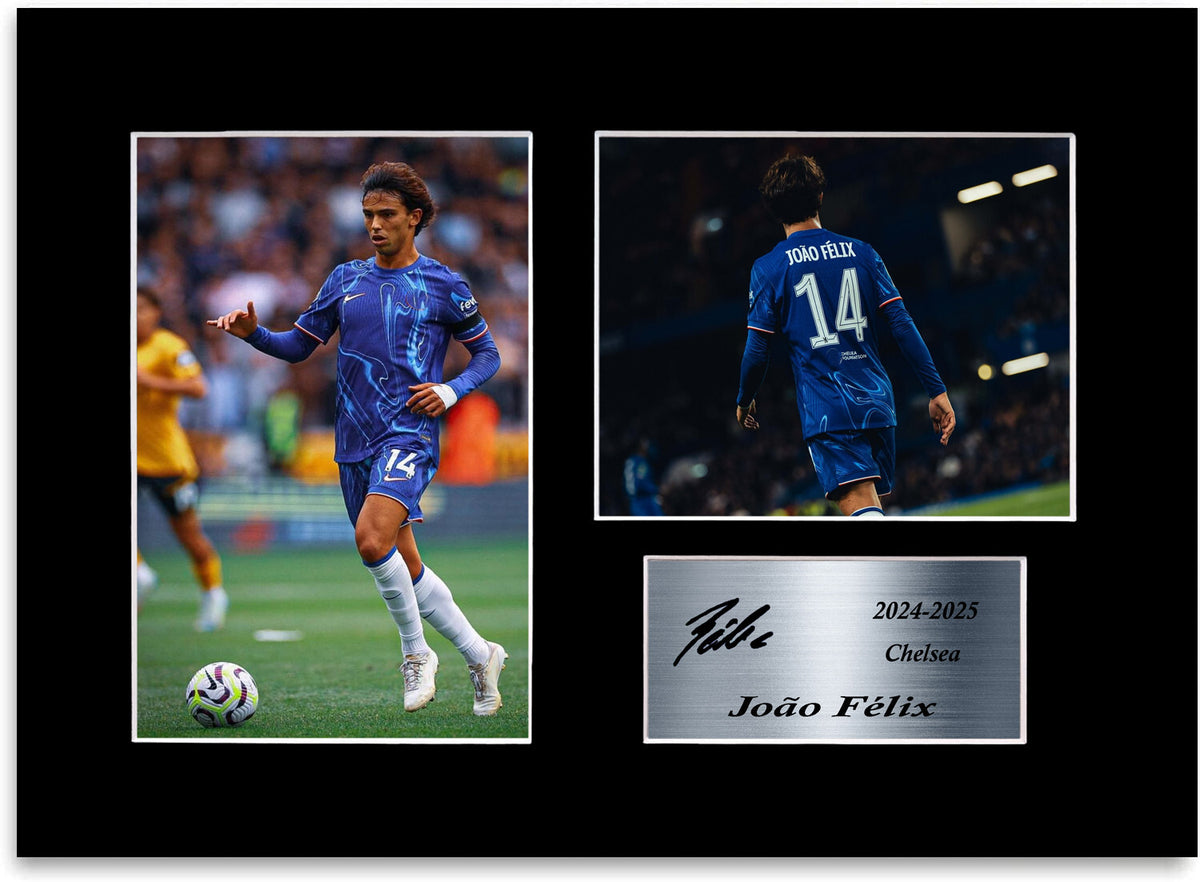 Joao Felix Chelsea Player mounted display by LJW Prints