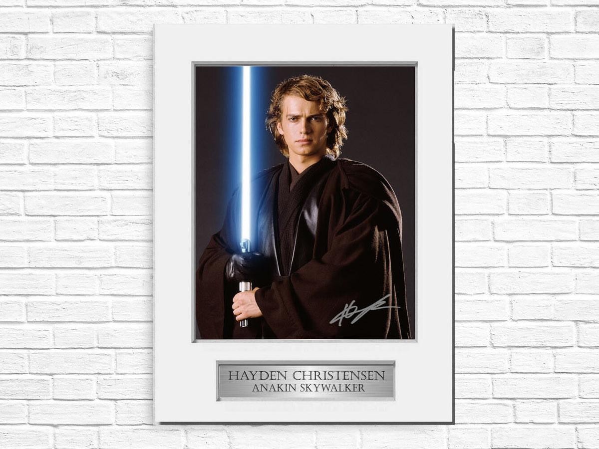 Hayden Christensen Signed Photo Display Mount A4 Skywalker Gifts