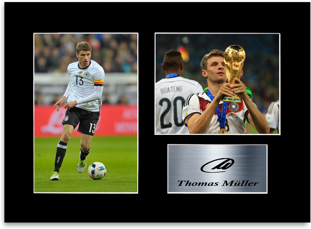 Thomas Müller Germany Football Player A4 Signed Photo Display Mount Poster Gift