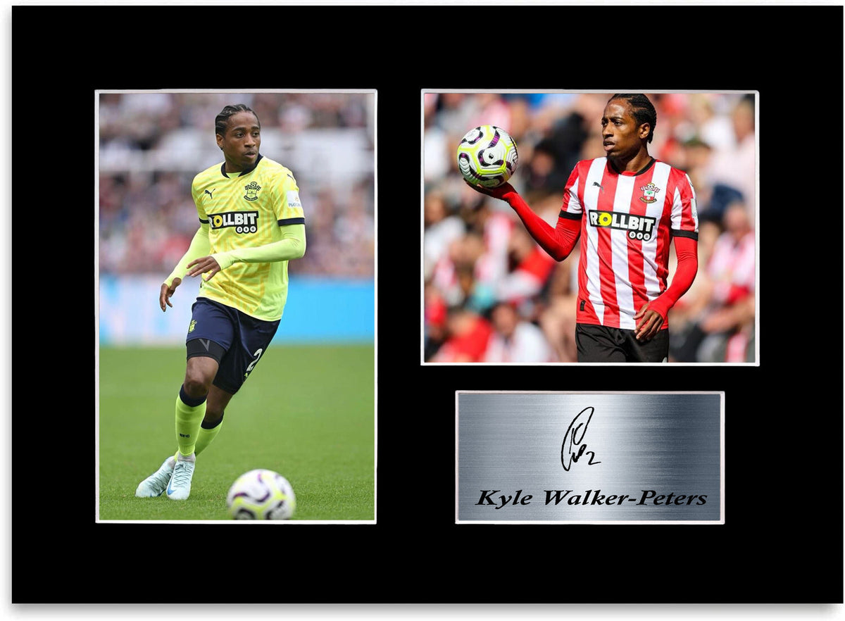 Kyle Walker Peters Southampton Player framed print by LJW Prints