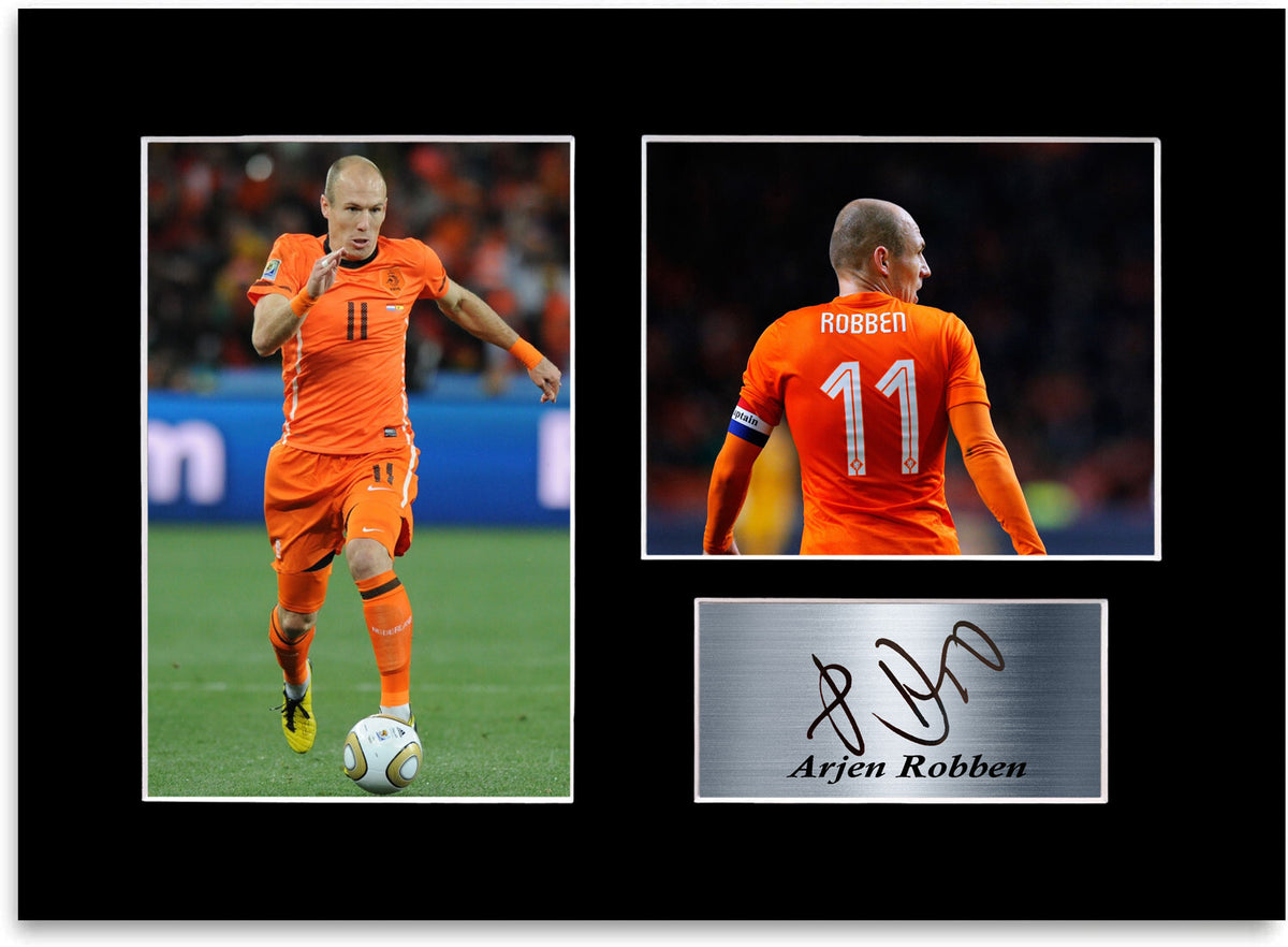 Arjen Robben Nederlands Player A4 Printed Signed Photo Display Gift Poster