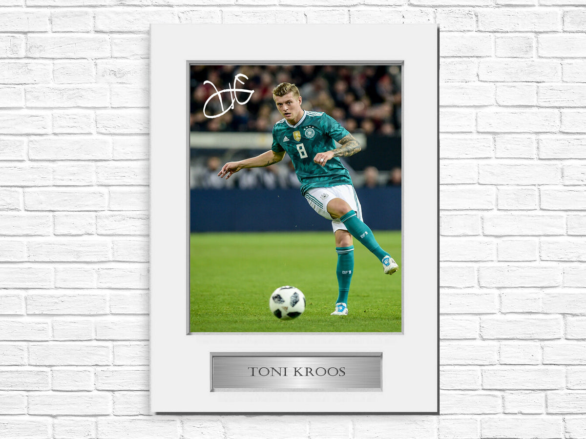 Toni Kroos Germany Football Player A4 Signed Photo Display Mount Gift