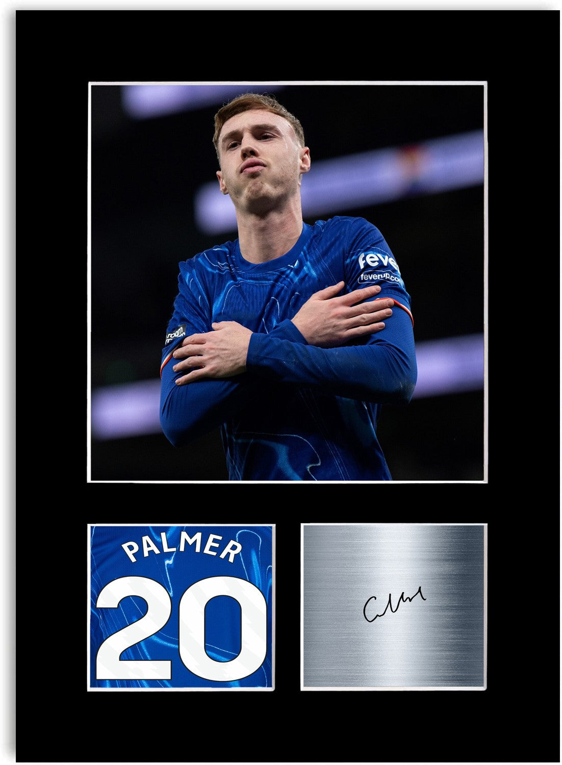 Cole Palmer Football Player Poster Signed Photo Display Mount Print A4 Gift