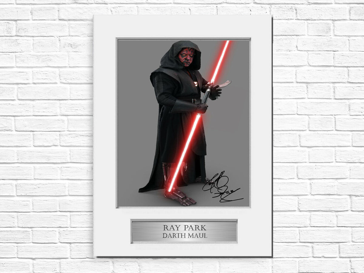Ray Park Signed Photo Display Mount A4