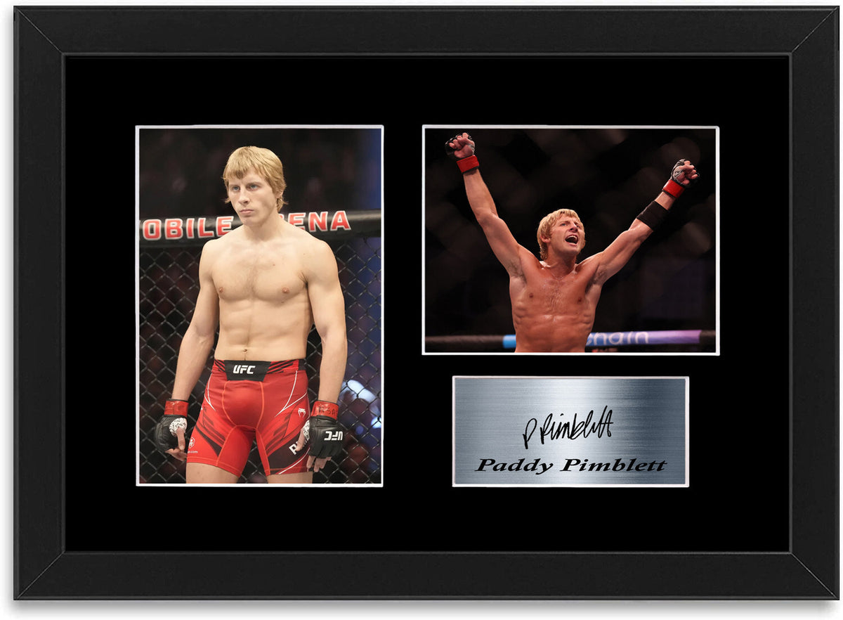 Paddy THE BADDY Pimblett MMA UFC Fighter framed print by LJW Prints