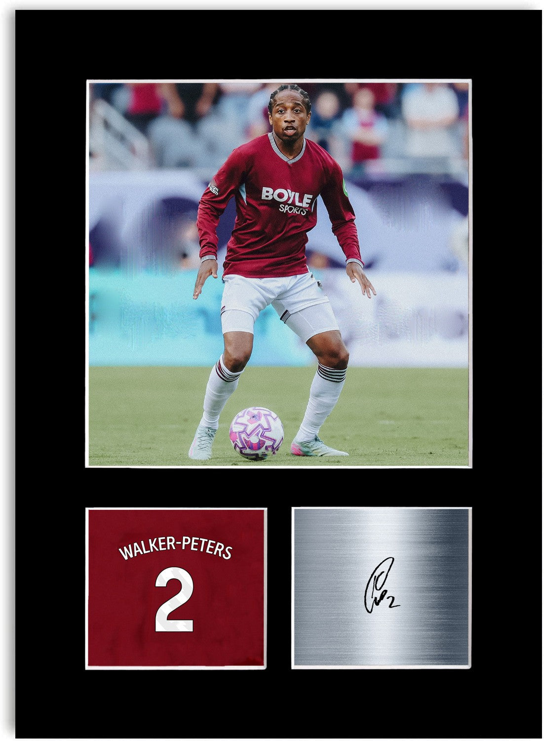 Kyle Walker-Peters Football Player Poster Signed Photo Display Mount Print A4