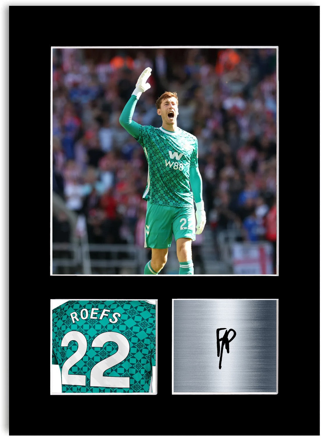 Robin Roefs Football Player Poster Signed Photo Display Mount Print A4 Gift