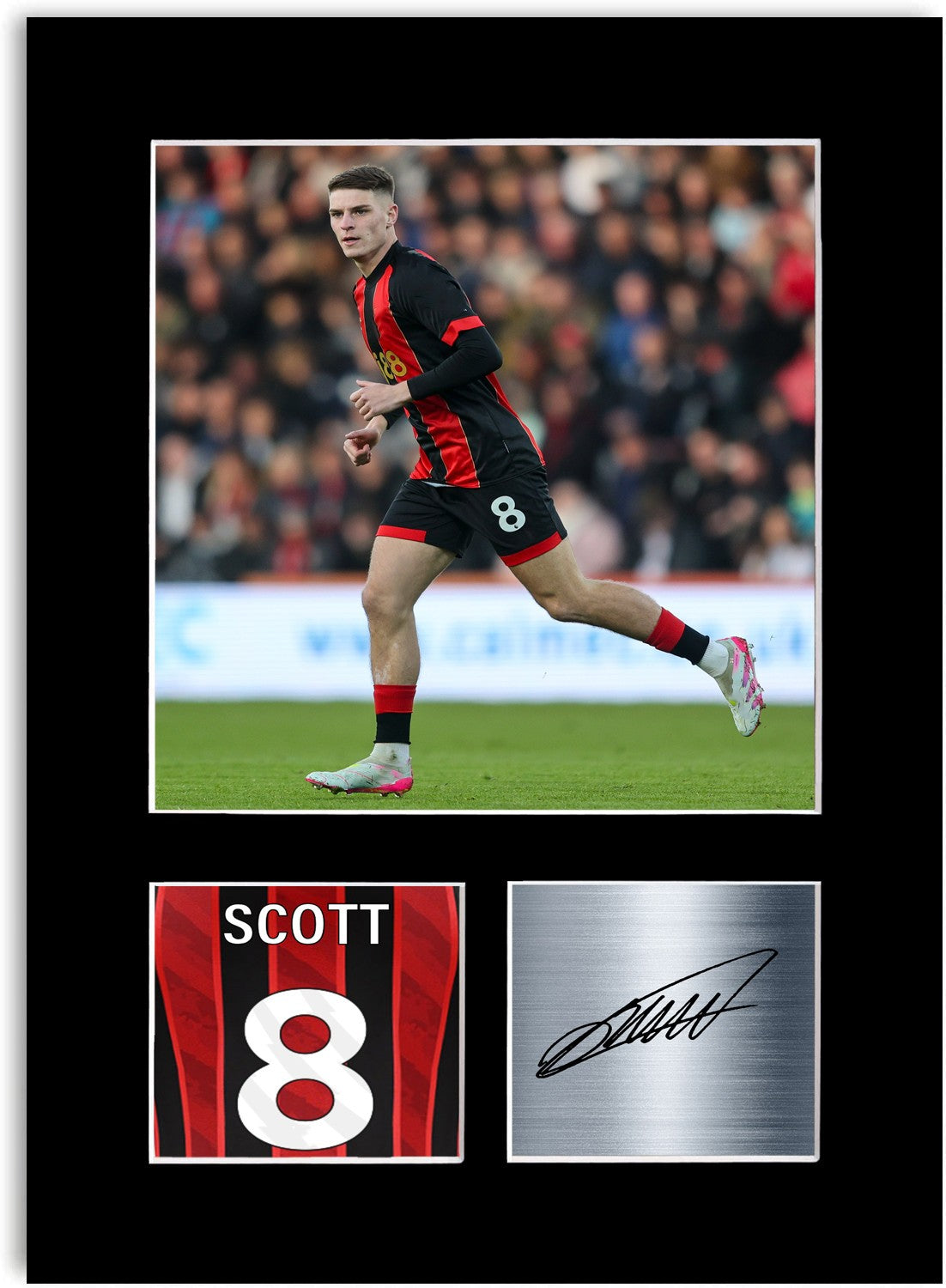 Alex Scott Bournemouth A4 Printed Signed Photo Display Mount Poster Gift