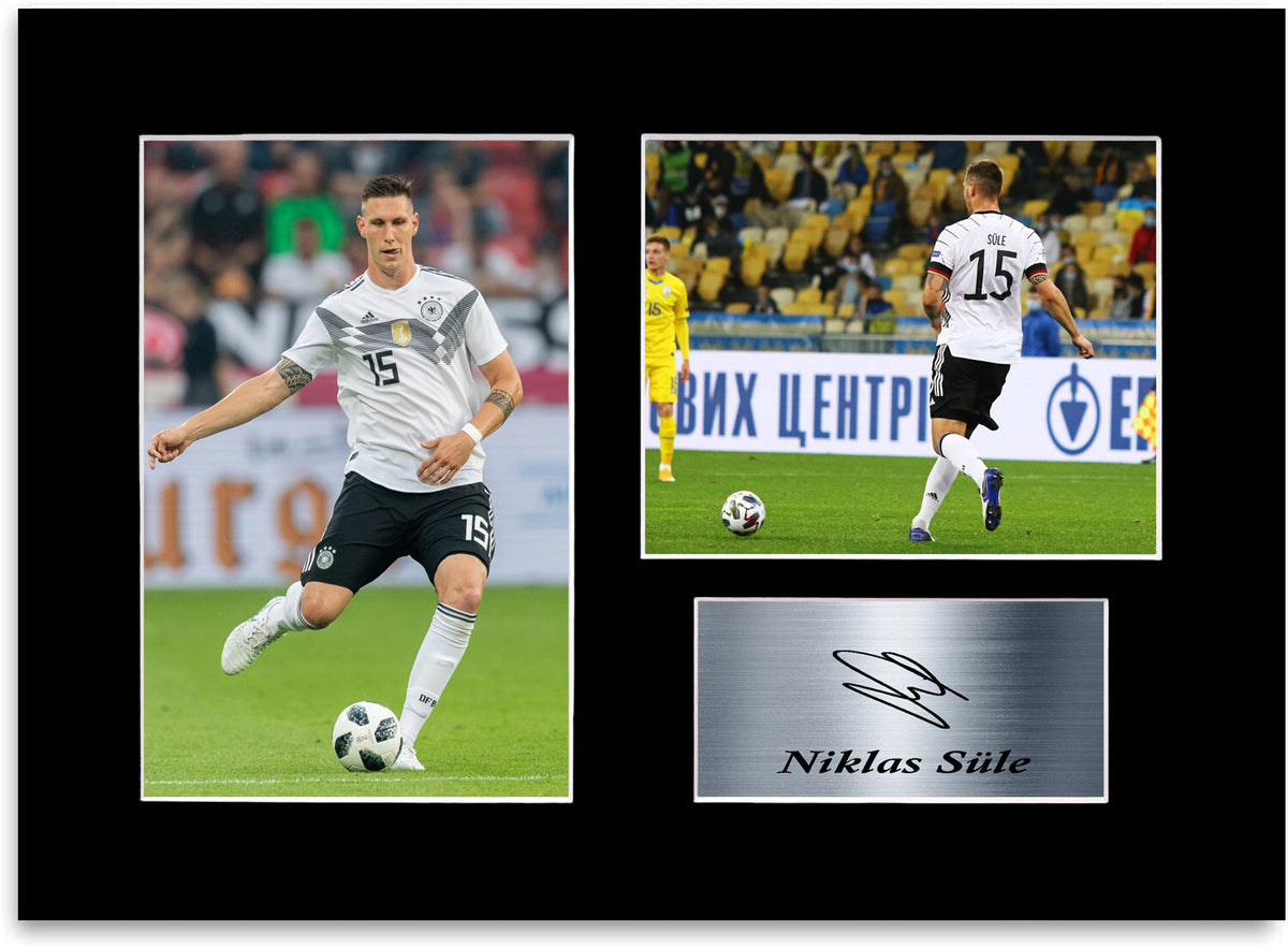 Niklas Süle Germany Football Player A4 Signed Photo Display Mount Poster Gift
