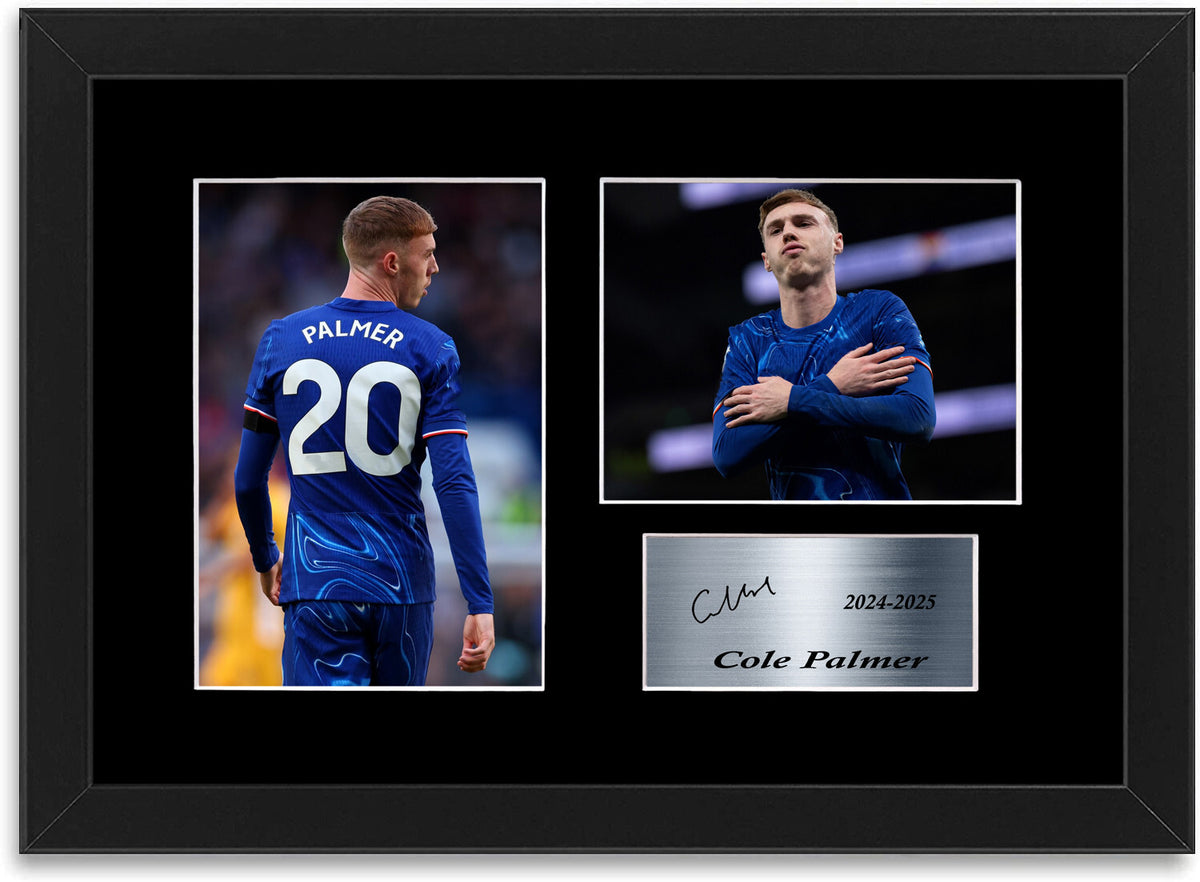 Cole Palmer 2025 Chelsea Player framed print by LJW Prints