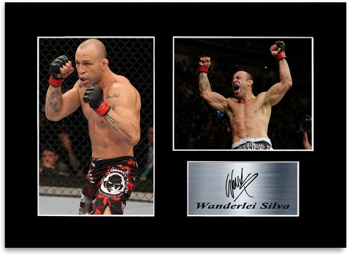 Wanderlei Silva mma champion Printed Signed Autograph Photo Display Poster A4