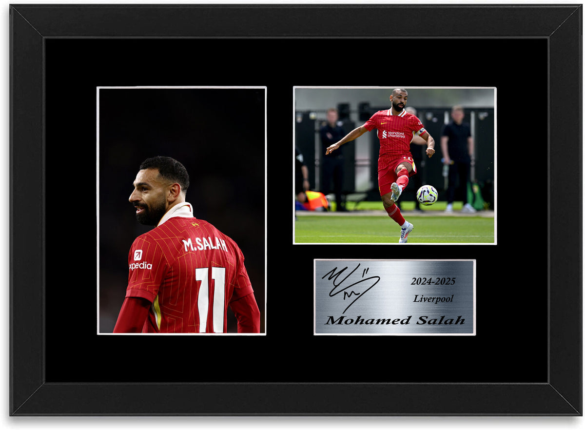 Mo Salah Liverpool Player framed print by LJW Prints