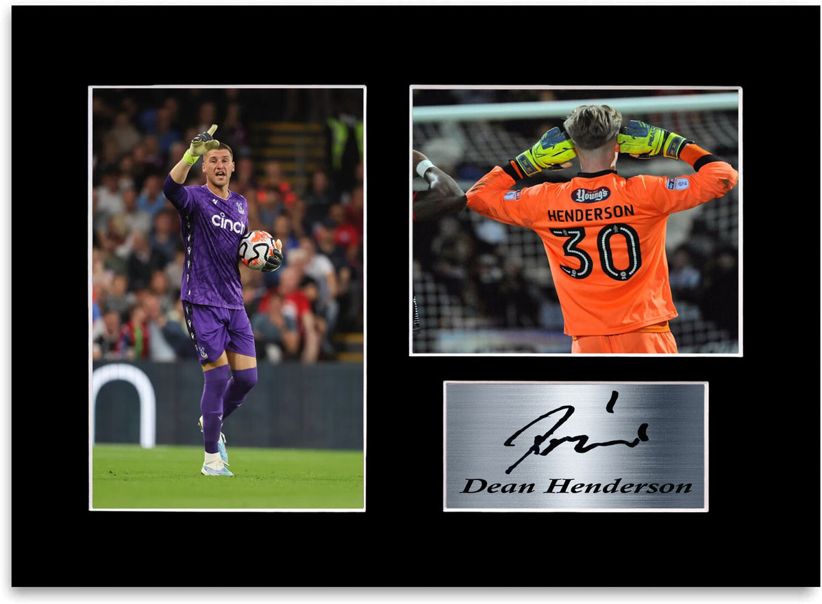 Dean Henderson Football Player framed print by LJW Prints