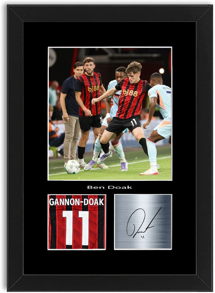 Ben Doak Football Player Poster Signed Print Photo A4 Wall Art Framed
