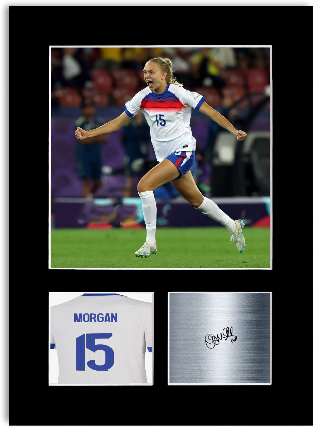 Morgan Esme England Print Signed Photo Display Poster Women’s Euro 2025