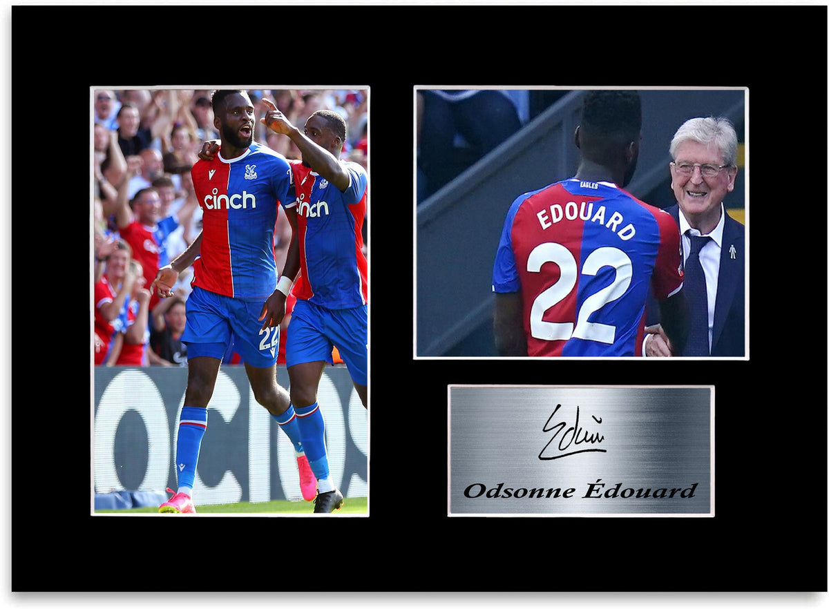 Odsonne Edouard Football Player framed print by LJW Prints