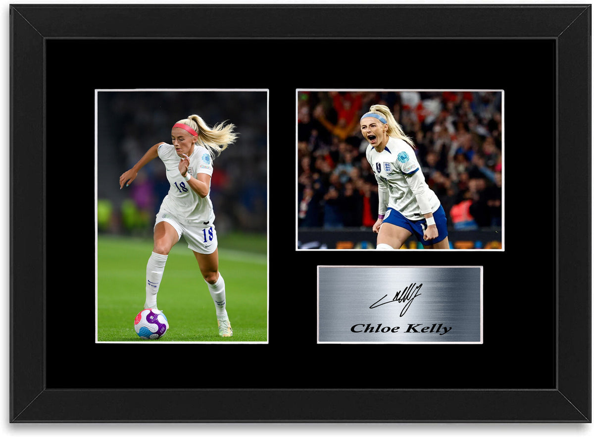 Chloe Kelly England framed print by LJW Prints