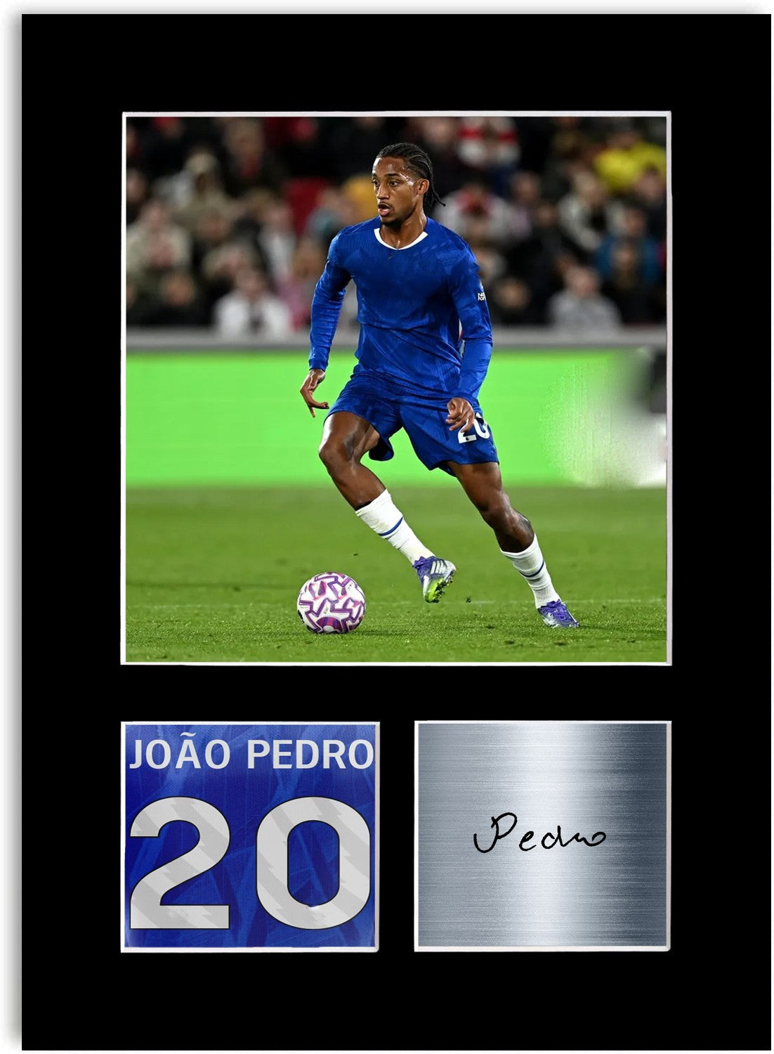 Joao Pedro Football Player Poster Signed Photo Display Mount Print A4 Gift
