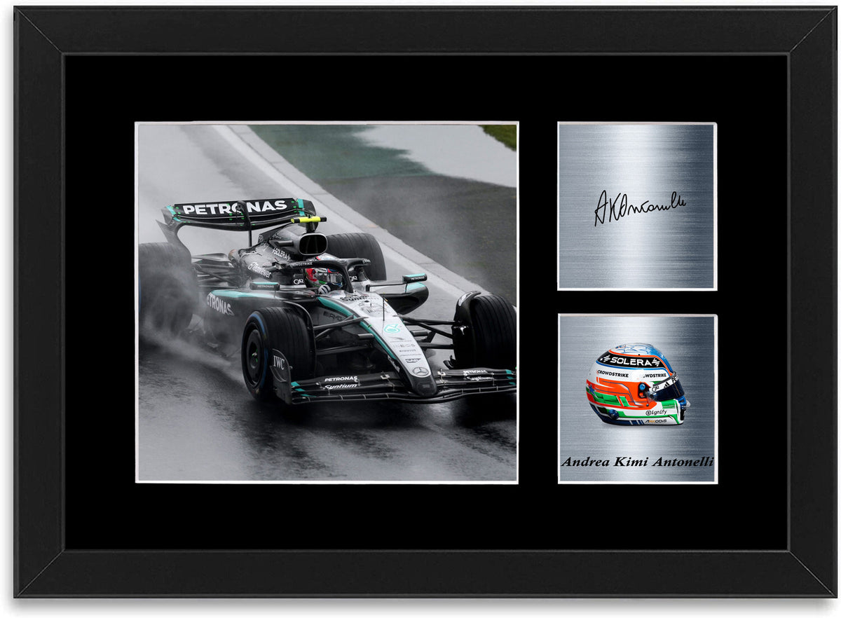 Kimi Antonelli 2025 For F1 Fans framed print by LJW Prints