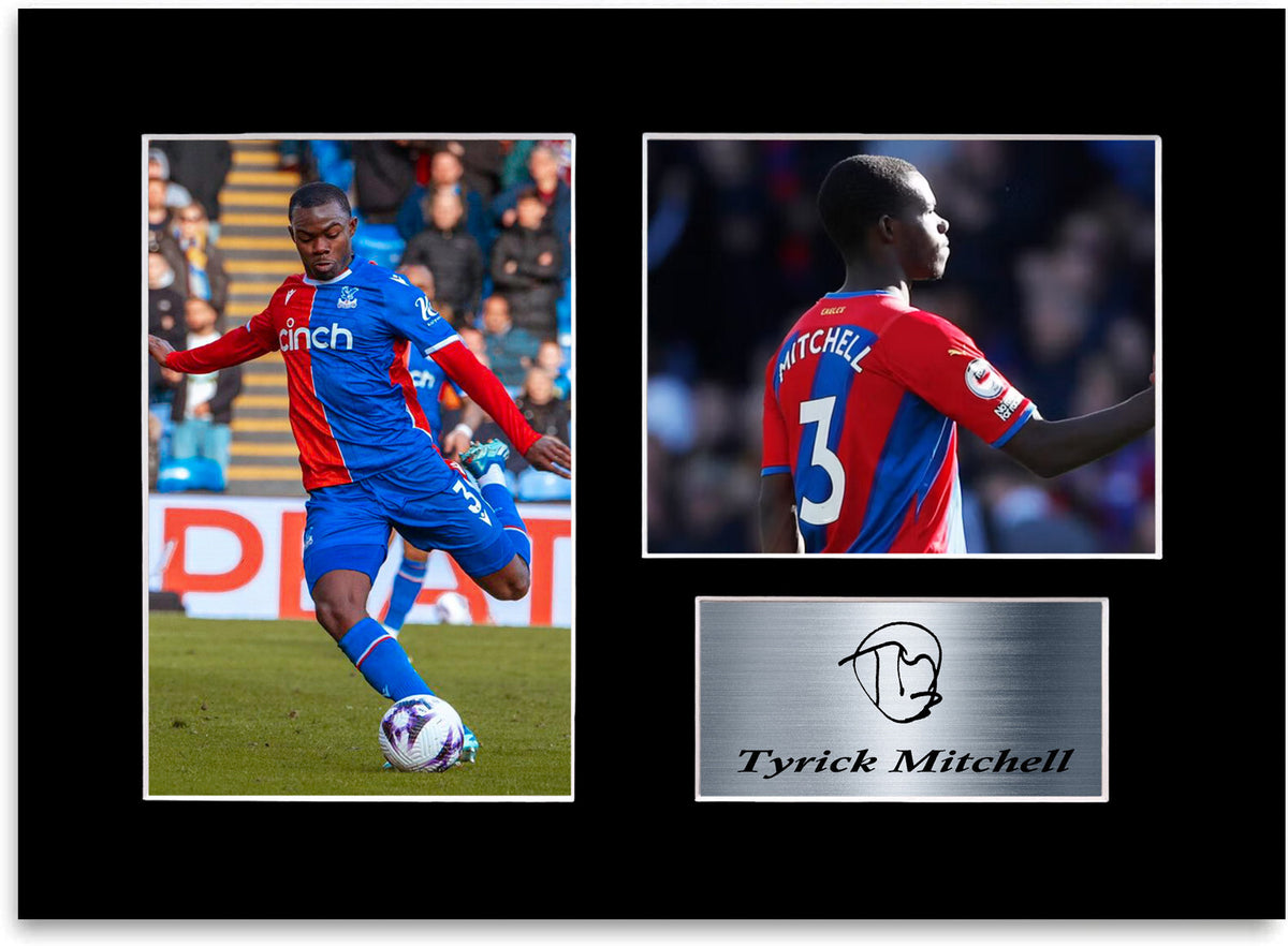 Tyrick Mitchell Football Player framed print by LJW Prints