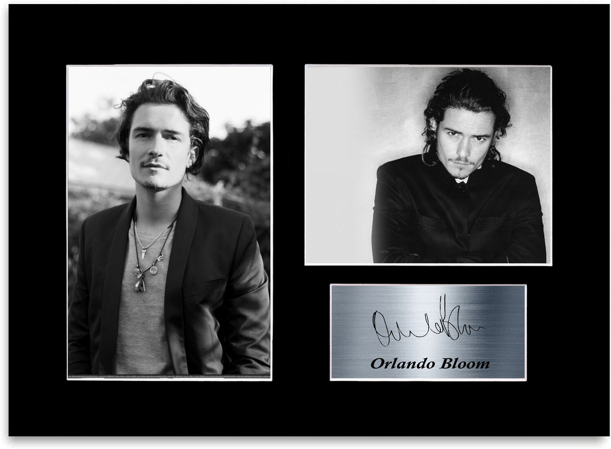 Orlando Bloom Printed mounted display by LJW Prints