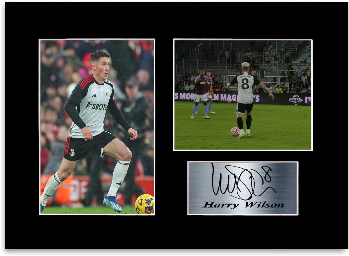Harry Wilson Fulham Player framed print by LJW Prints