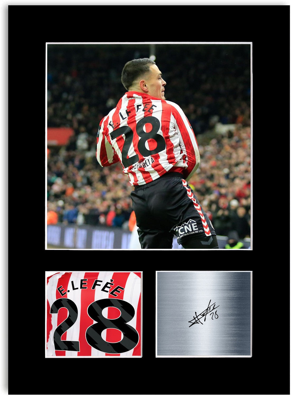 Enzo Le Fee Football Player Poster Signed Photo Display Mount Print A4 Gift