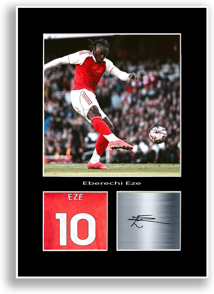 Eberechi Eze Football Player Poster Signed Print Photo A4 Wall Art Gift Idea