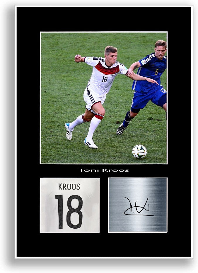 Toni Kroos Football Player unframed poster by LJW Prints