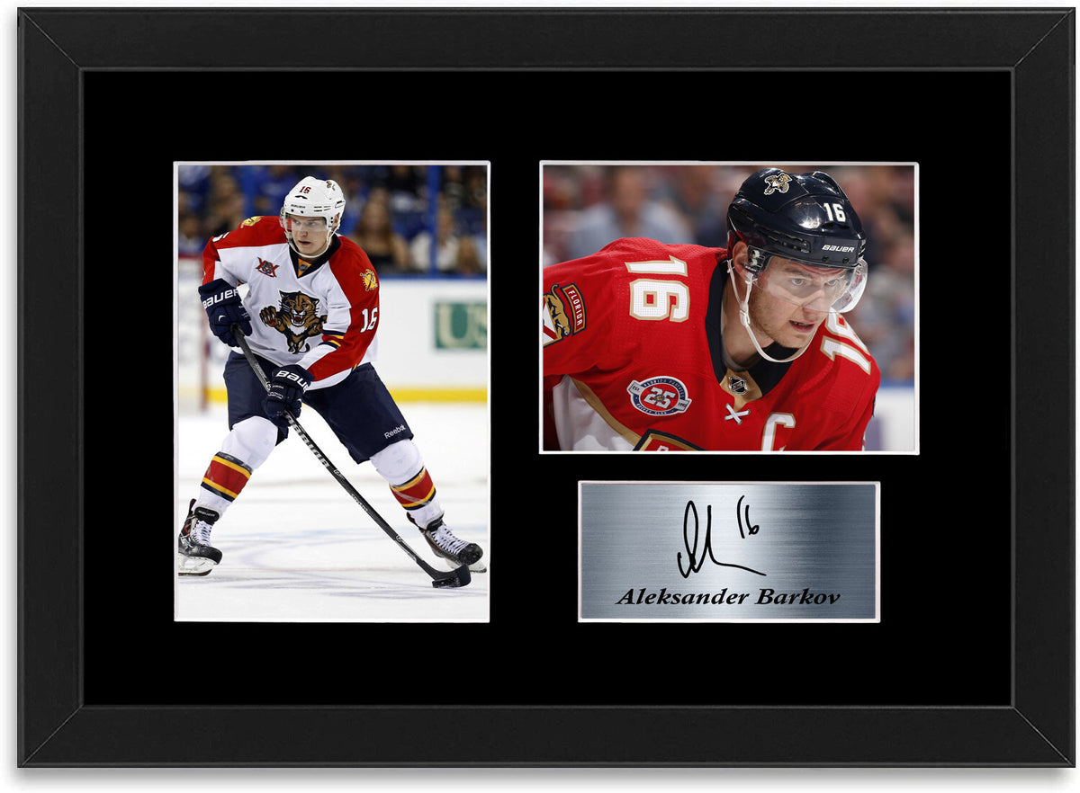 Aleksander Barkov Ice Hockey Player A4 Signed Photo Display Mount Poster Framed