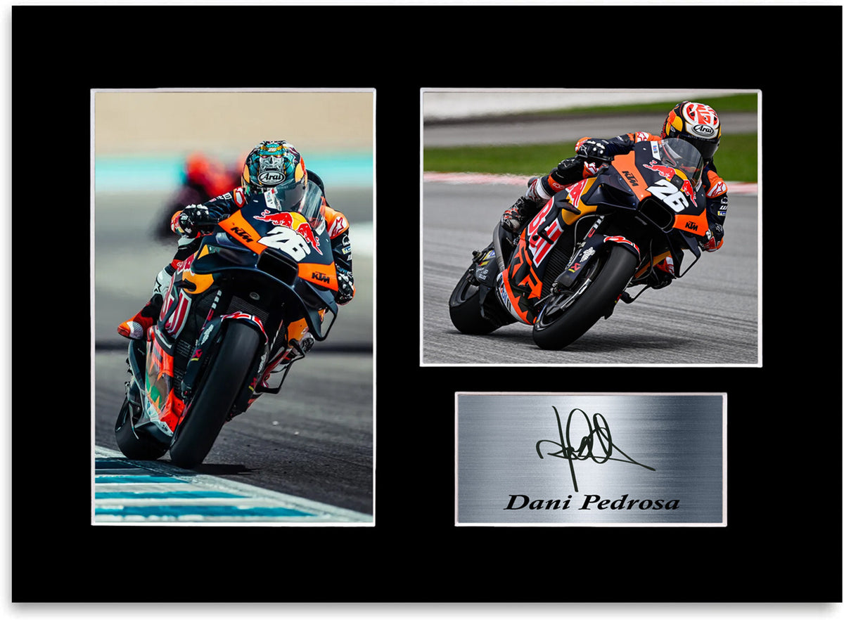 Dani Pedrosa Motorcycle Racer Signed Autograph Photo Display Poster Gift A4