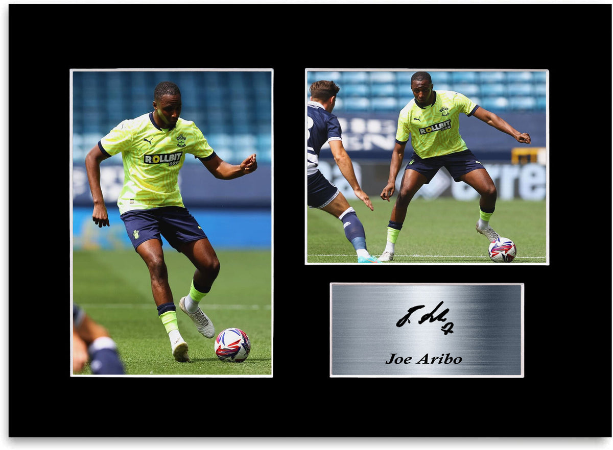 Joe Aribo Southampton Player framed print by LJW Prints