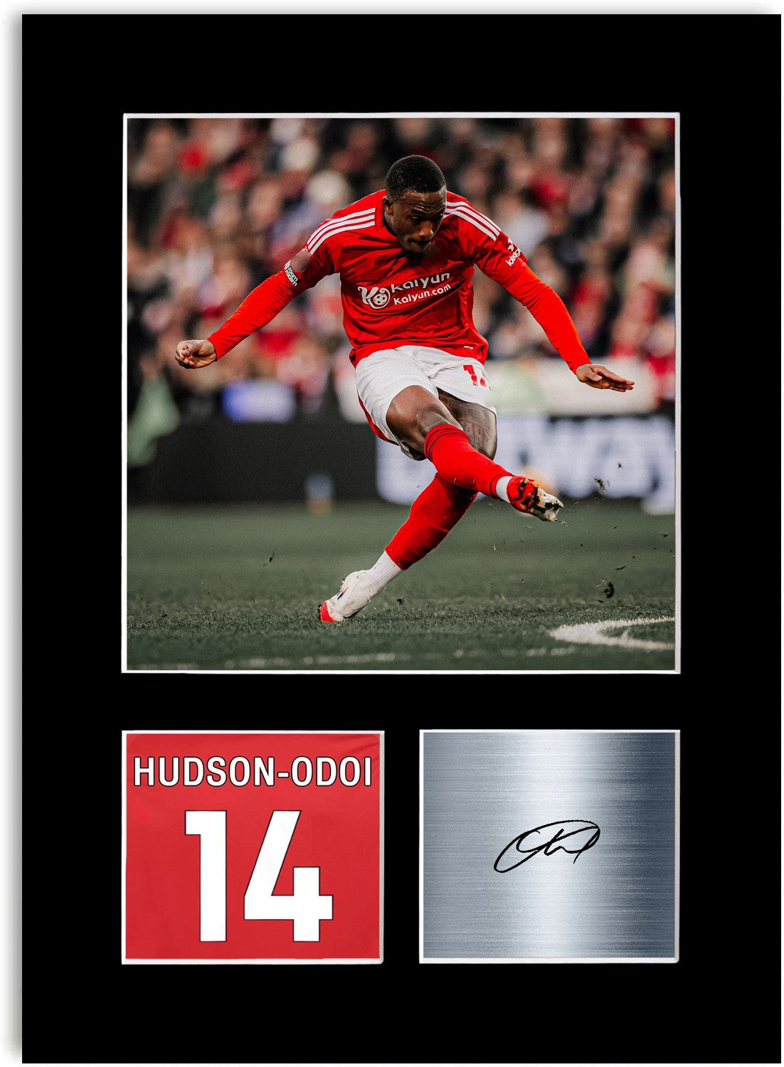 Callum Hudson-Odoi Football Player Poster Signed Photo Display Mount Print A4