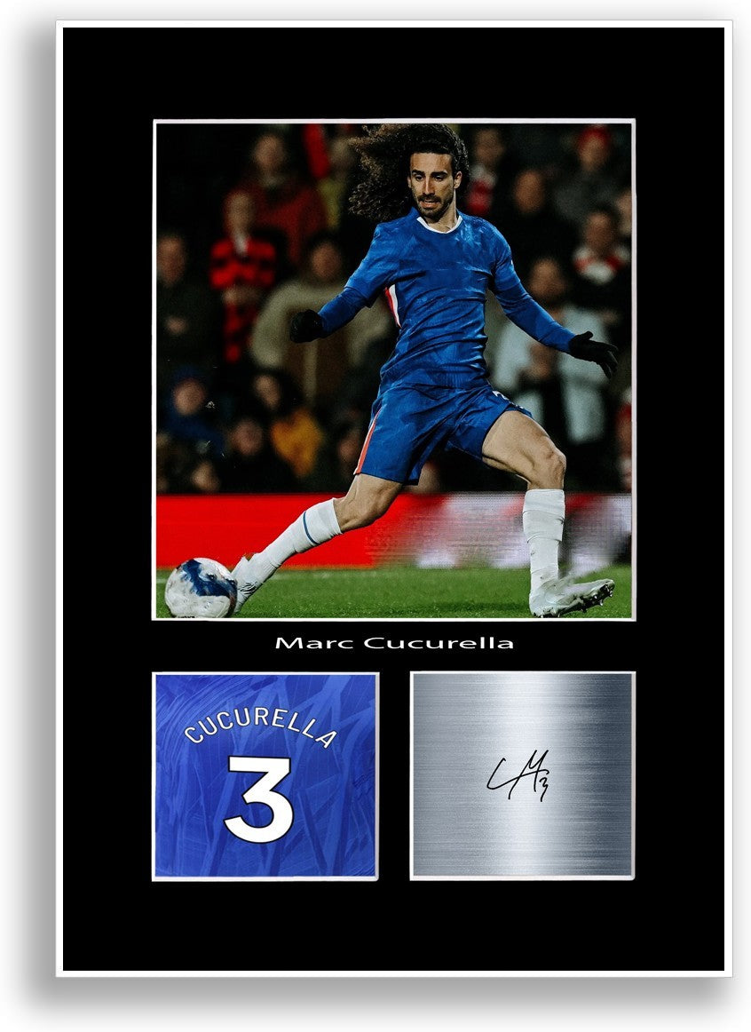 Marc Cucurella Football Player Poster Signed Print Photo A4 Wall Art Gift Idea