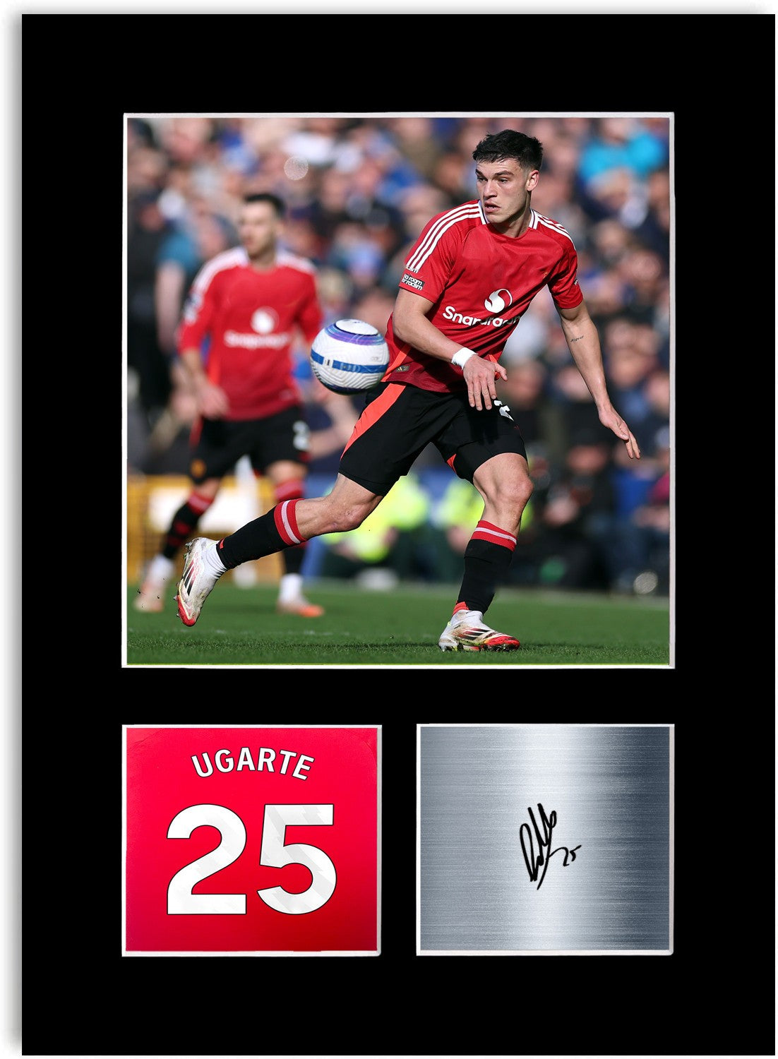 Manuel Ugarte Football Player Poster Signed Photo Display Mount Print A4 Gift