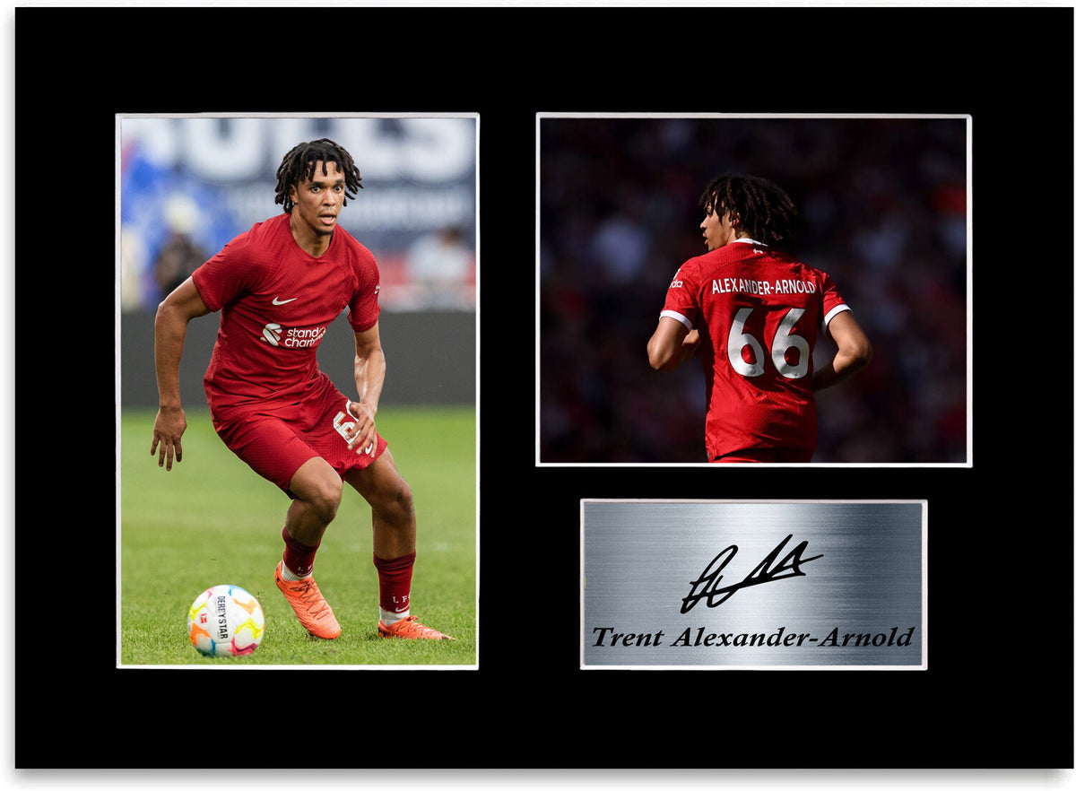 Trent Alexander Arnold Liverpool Player mounted display by LJW Prints