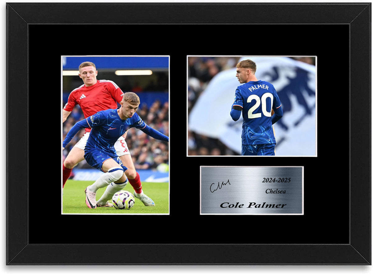 Cole Palmer Chelsea Player framed print by LJW Prints