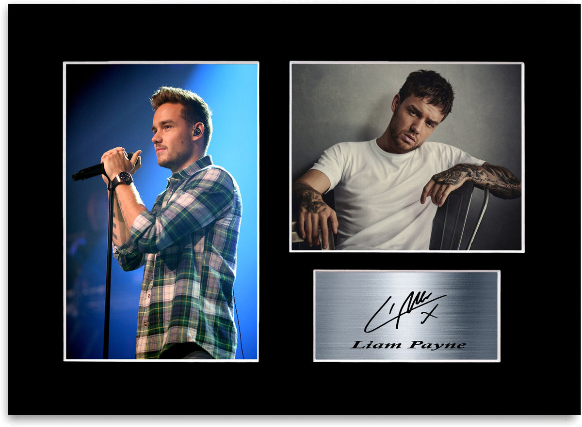 Liam Payne Singer A4 Printed Signed Autograph Photo Display Mount Gift Poster