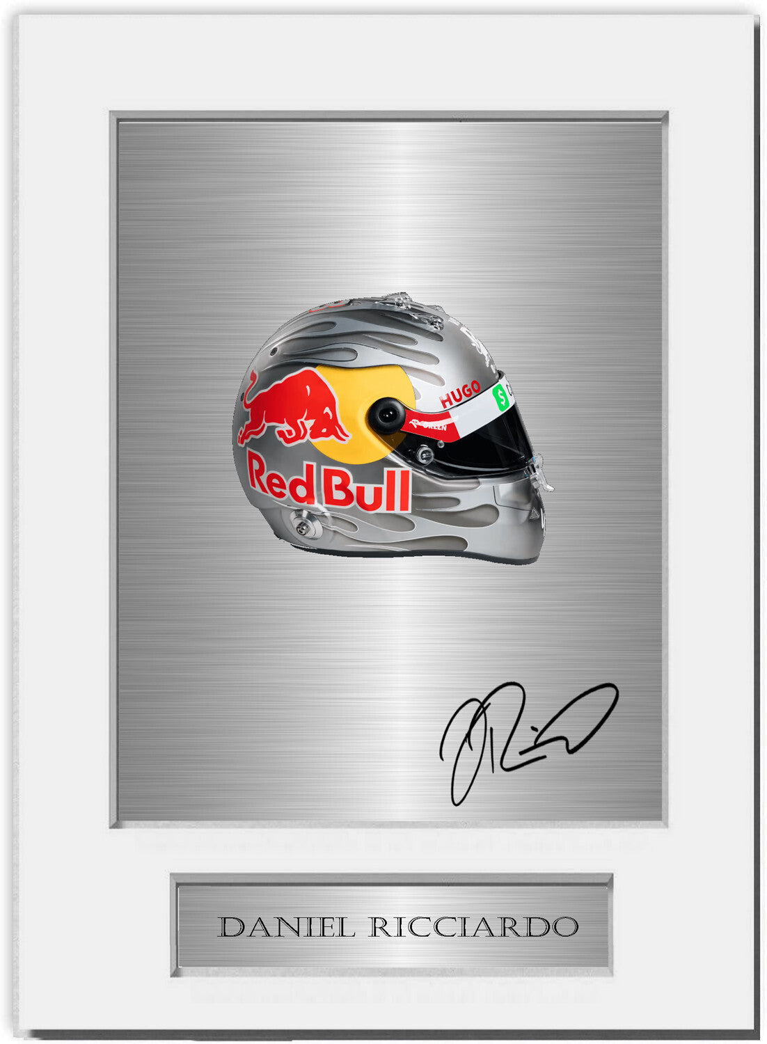 Daniel Ricciardo 2024 Formula 1 Driver F1 Helmet mounted display by LJW Prints