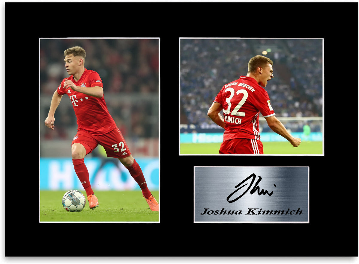 Joshua Kimmich Bayern München Player A4 Signed Photo Display Mount Gift Poster