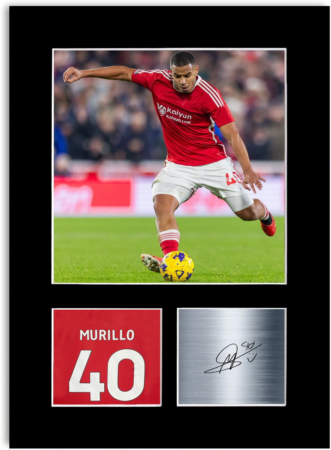 Murillo Football Player Poster Signed Photo Display Mount Print A4 Gift
