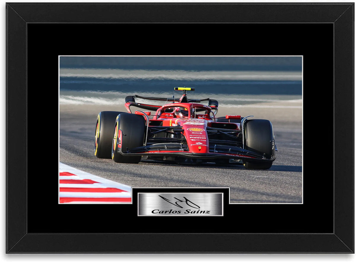 Carlos Sainz 2024 For F1 Racing Fans framed print by LJW Prints