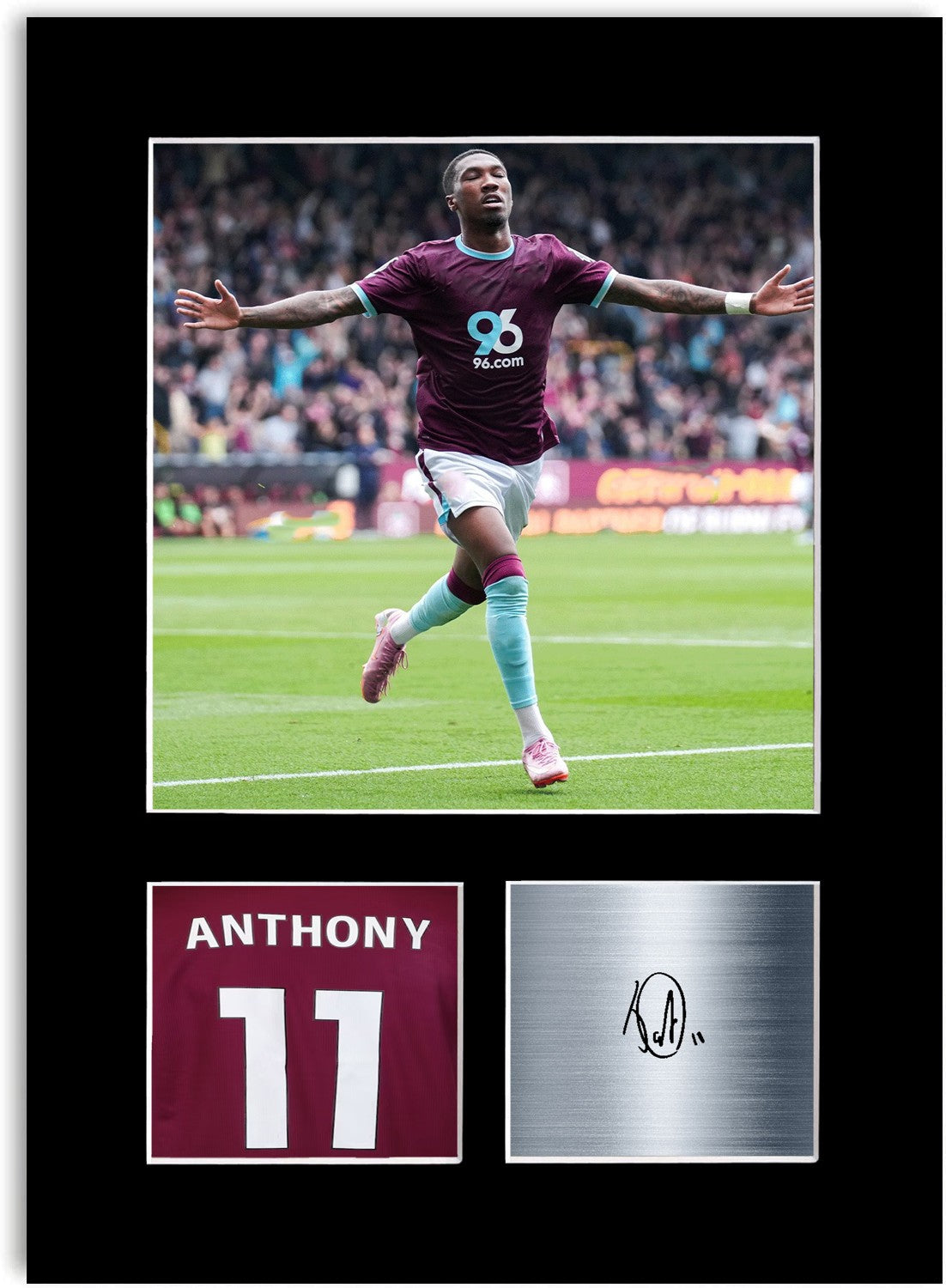 Jaidon Anthony Football Player Poster Signed Photo Display Mount Print A4